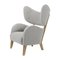Light Grey Raf Simons Vidar 3 Natural Oak My Own Lounge Chair by Lassen, Set of 4 2