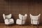 Sillones My Own de cuero negro de roble natural de Lassen. Juego de 4, Imagen 8