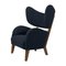 Blue Raf Simons Vidar 3 Smoked Oak My Own Chair Lounge Chair by Lassen, Set of 4 2