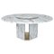 Mesa de comedor Delos redonda de mármol de Giorgio Bonaguro, Imagen 1