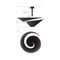 Snail 60 Ceiling Lamp by Serge Mouille 3