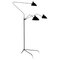 Lámpara de pie 3 brazos giratorios de Serge Mouille, Imagen 1