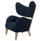 Blue Sahco Zero Natural Oak My Own Chair Lounge Chair by Lassen 1