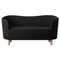 Dark Grey and Natural Oak Raf Simons Vidar 3 Mingle Sofa by Lassen, Image 1