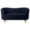 Blue and Natural Oak Raf Simons Vidar 3 Mingle Sofa by Lassen, Image 1