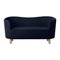 Blue and Natural Oak Raf Simons Vidar 3 Mingle Sofa by Lassen, Image 2