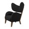 Black Raf Simons Vidar 3 Smoked Oak My Own Chair Lounge Chair by Lassen 2