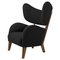 Black Raf Simons Vidar 3 Smoked Oak My Own Chair Lounge Chair by Lassen 1