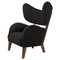 Black Raf Simons Vidar 3 Smoked Oak My Own Chair Lounge Chair by Lassen, Image 1
