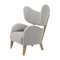 Light Grey Raf Simons Vidar 3 Natural Oak My Own Chair Lounge Chair by Lassen 2