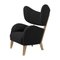 Black Raf Simons Vidar 3 Natural Oak My Own Chair Lounge Chair by Lassen 2