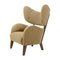 Honey Raf Simons Vidar 3 My Own Chair Lounge Chair in Smoked Oak by Mogens Lassen 2