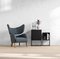 Beige Sahco Zero My Own Chair Lounge Chair in Smoked Oak by Mogens Lassen 5