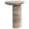 Grey Decomplexe Stone Side Table by Frederic Saulou, Image 1