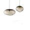 Haumea Amorph Silver Smoke M/L Pendants by Eloa, Set of 2 2