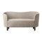 Sand Sahco Zero and Smoked Oak Mingle Sofa by Lassen, Image 2