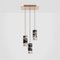 Trio Hanging Lamp in Black Marble by Formaminima, Image 2