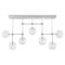 Soap B7 MD Polished Nickel Chandelier by Schwung, Image 1