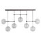 Soap B7 MD Black Gunmetal Chandelier by Schwung 1