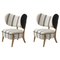 Dedar/Linear Tmbo Lounge Chairs by Mazo Design, Set of 2 1