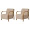 Sheepskin Arch Lounge Chairs by Mazo Design, Set of 2, Image 1