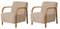 Sheepskin Arch Lounge Chairs by Mazo Design, Set of 2 2