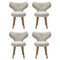 Sheepskin WNG Chairs by Mazo Design, Set of 4 1