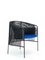Black Caribe Lounge Chairs by Sebastian Herkner, Set of 4 2