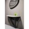 Graphite G-Console Table with Mono Steel Base and Concrete Top by Zieta 3