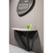 Umbra Grey G-Console with Mono Steel Base and Concrete Top by Zieta 3