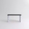 Small Sunday Dining Table in Black Wood and White Marble by Jean-Baptiste Souletie 2
