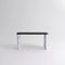 Small Sunday Dining Table in Black Wood and White Marble by Jean-Baptiste Souletie 2