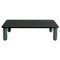 Medium Sunday Coffee Table in Black Wood and Green Marble by Jean-Baptiste Souletie, Image 1