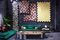 Tavolino da caffè Sunday medio in legno nero e marmo verde di Jean-Baptiste Souletie, Immagine 5