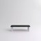 Small Sunday Coffee Table in Black Wood and White Marble by Jean-Baptiste Souletie 2