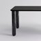 Medium Sunday Dining Table in Black Wood and Black Marble by Jean-Baptiste Souletie 3