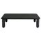 Medium Sunday Coffee Table in Black Wood and Black Marble by Jean-Baptiste Souletie 1