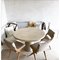 Mesa de comedor al aire libre redonda hecha a mano de Philippe Colette, Imagen 3