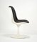 Vintage Oval Arabescato Marble Tulip Dining Table with Chairs in the style of Eero Saarinen, Finland, 1990s, Set of 9 10