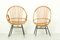 Rattan & Metal Lounge Set with Sofa, Chair and Rocking Chair from Rohé Noordwolde, 1960s, Set of 3 6