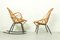 Rattan & Metal Lounge Set with Sofa, Chair and Rocking Chair from Rohé Noordwolde, 1960s, Set of 3 7