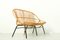 Rattan & Metal Lounge Set with Sofa, Chair and Rocking Chair from Rohé Noordwolde, 1960s, Set of 3 11