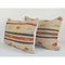 Vintage Turkish Hemp Kilim Cushion Covers, 2010s, Set of 2 3