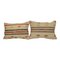 Vintage Turkish Hemp Kilim Cushion Covers, 2010s, Set of 2 1