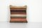 Turkish Handwoven Striped Kilim Cushion Cover, 2010s 1