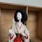 Muñecas Hina Meiji Ladies-in-Waiting vintage, Tokio. Juego de 3, Imagen 7