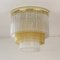 Large Vintage Chandelier with Glass Rods 3