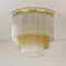 Large Vintage Chandelier with Glass Rods, Image 3