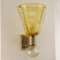 Amber Murano Glass Wall Lamps, Italy, 1990s, Set of 2, Image 3