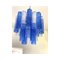 Himmelblaue & Blaue Tronchi Murano Glas Sputnik Kronleuchter von Simoeng, 2er Set 2